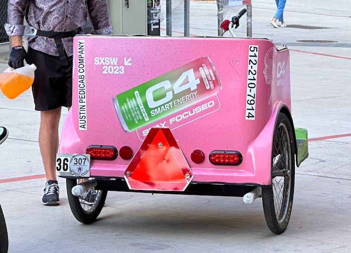 Pedicab Advertising in Austin