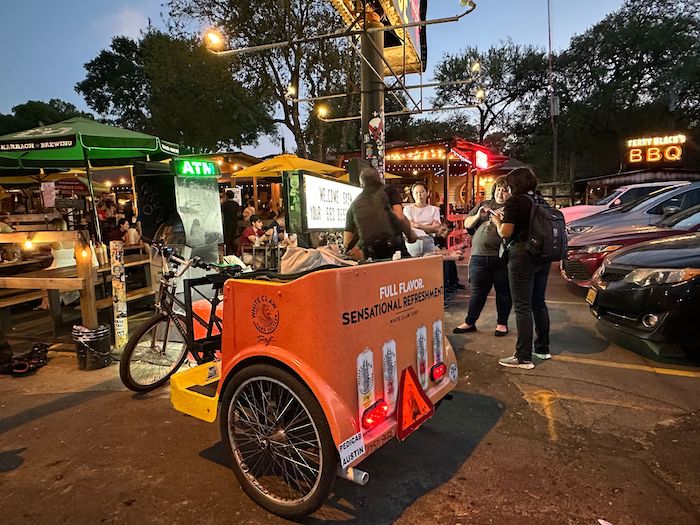 pedicab advertising sxsw austin